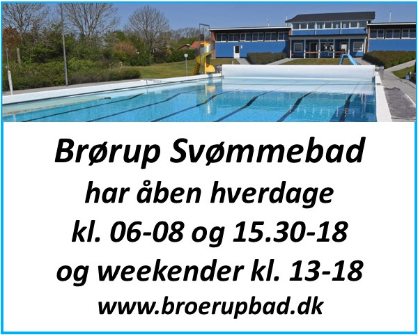 Brørup Svømmebad - åbningstider før sommerferien