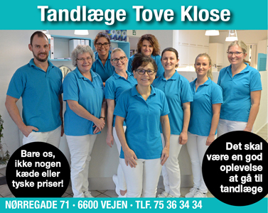 Tove Klose bundannonce