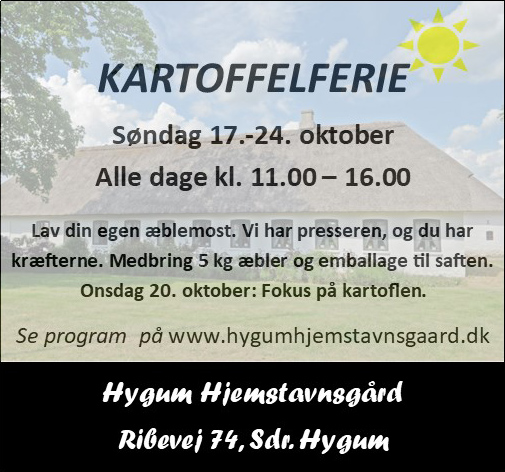 Hygum Hjemstavnsgård - kartoffelferie 2021
