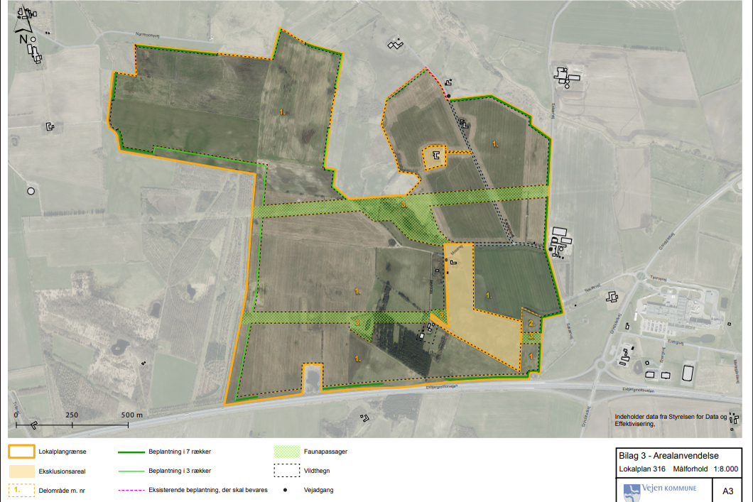 lokalplan 316 kort