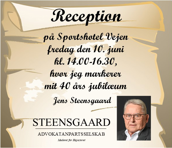 Jens Steensgaard - reception