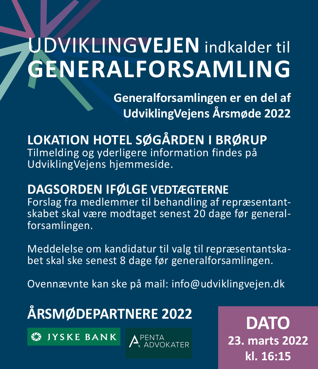 Udvikling Vejen - generalforsamling 2022