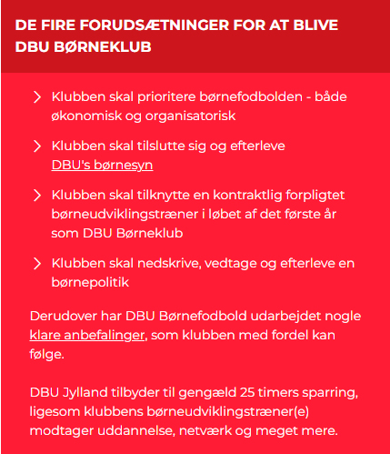 børneklub dbu