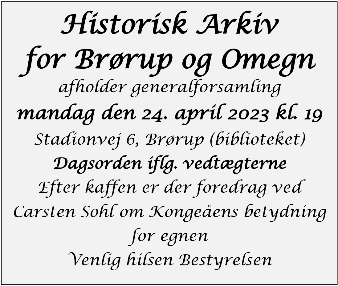 Lokalhistorisk arkiv Brørup