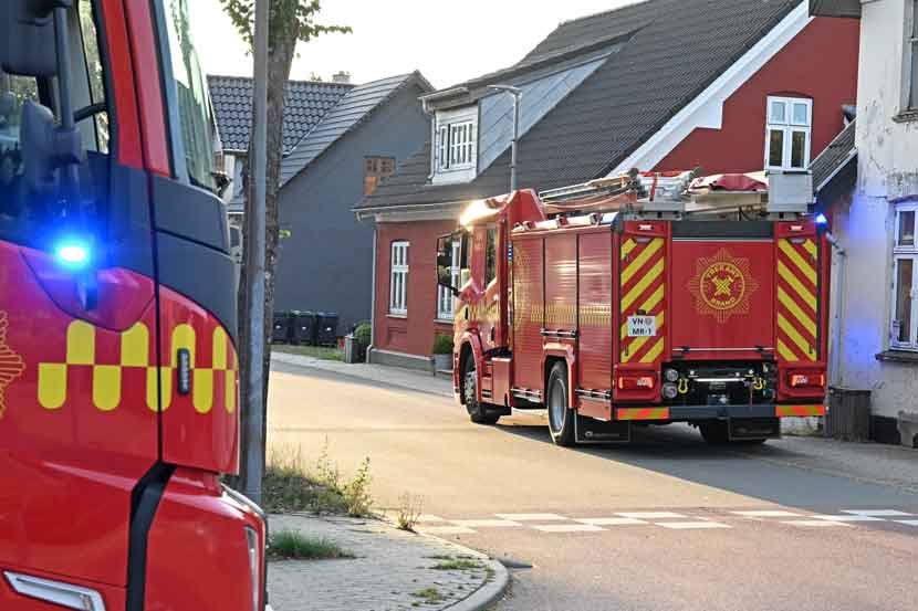 Røg fra fyret