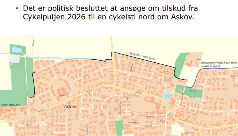 cykelsti kort