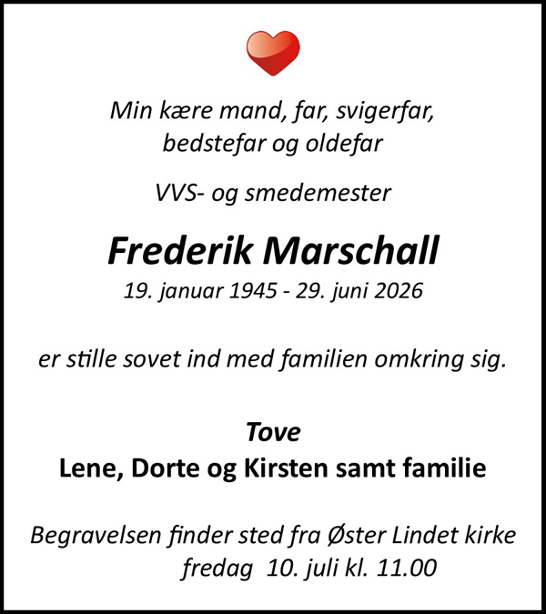 dodsfald frederik marschall