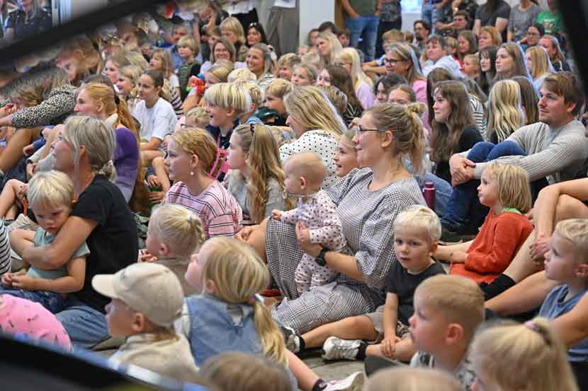 Starten var en festdag