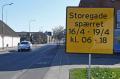 Togbusser og vejspærring