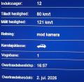 22 bilister så rødt